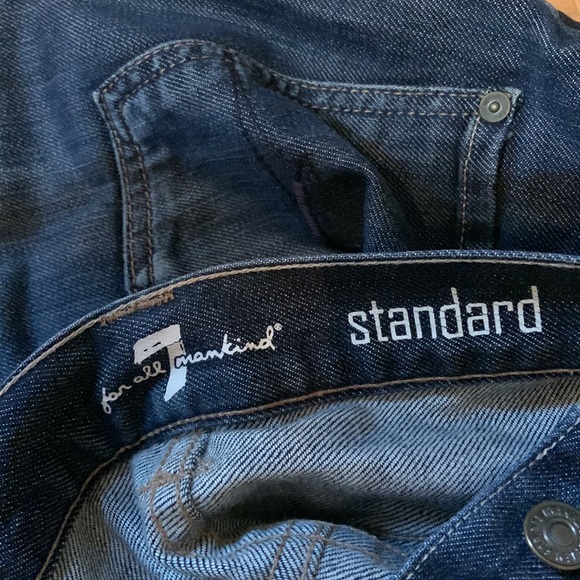 7 for all mankind used Indigo loose fit jeans - Picture 5 of 5